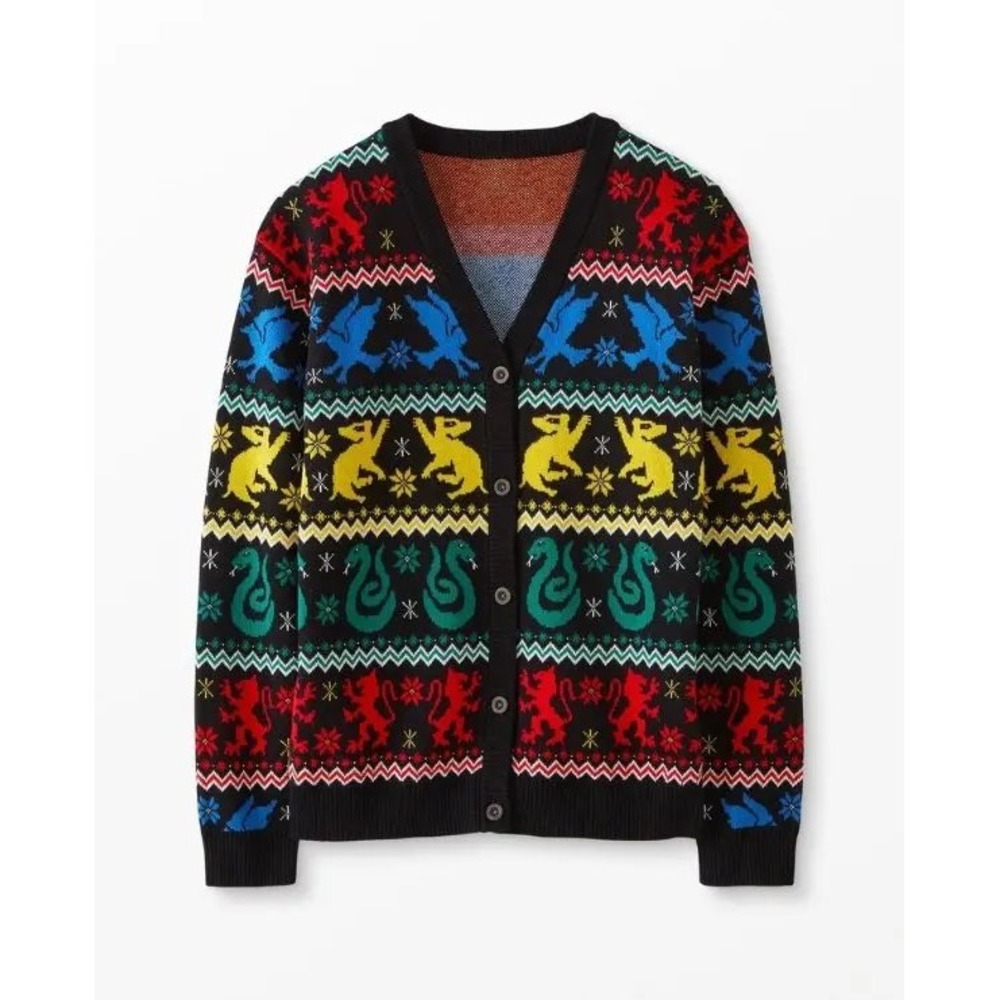 Hanna Andersson Harry Potter Wizarding World Fair Isle Cardigan Medium